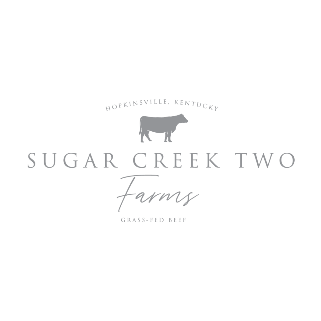 Sugar Creek Two Farms logo design by Williams Advertising